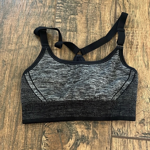 all in motion Other - All in Motion Black and Gray Medium-Impact Sports Bra